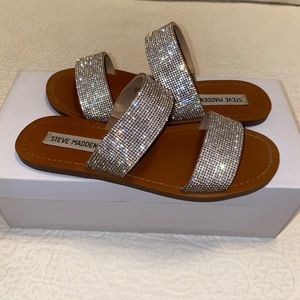 Women’s Steve Madden rhinestone sandals
